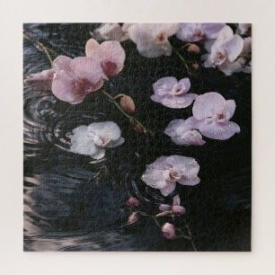 Orchids on Still Water Jigsaw Puzzle