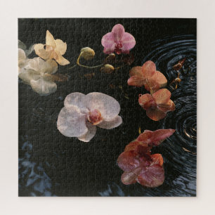 Orchids on Still Water Jigsaw Puzzle