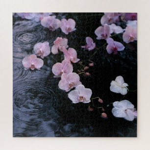 Orchids on Still Water Jigsaw Puzzle