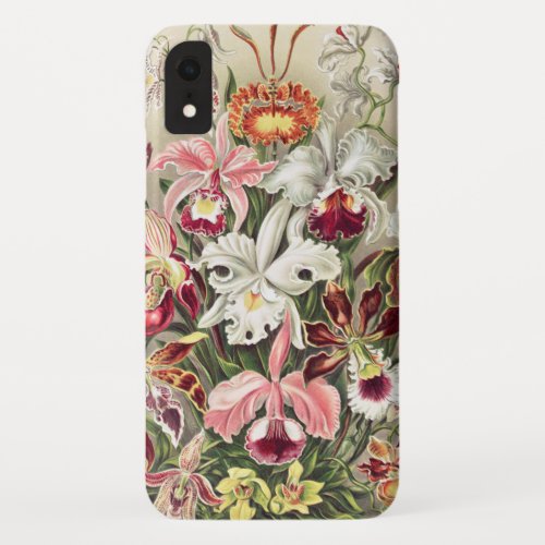 Orchids Orchideae Denusblumen by Ernst Haeckel iPhone XR Case