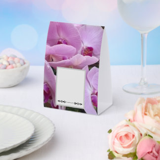 Orchids Paper Table Tent