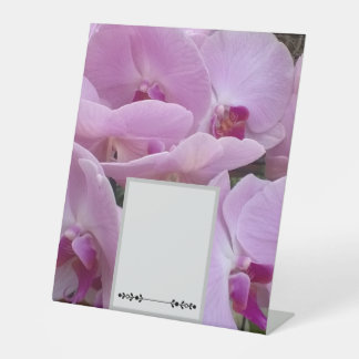 Orchids Pedestal Sign