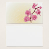 Orchids Profile Card (Front & Back)