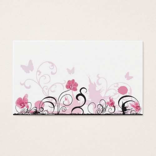 Orchids Profile Card Business Cards