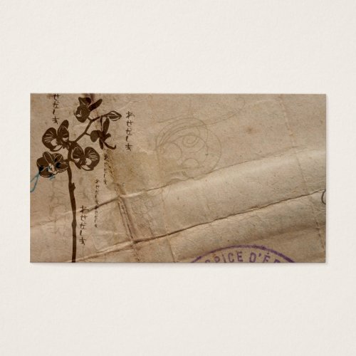 Orchids Profile Card Business Card