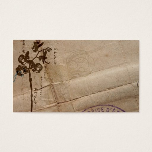 Customizable Orchids Profile Card Business Card