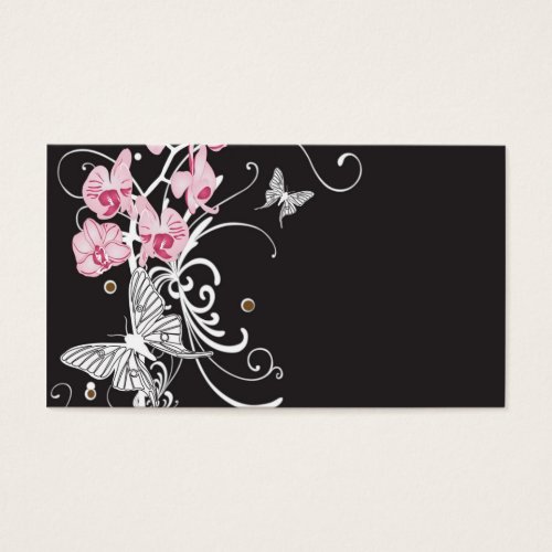 Orchids Profile Card Business Cards
