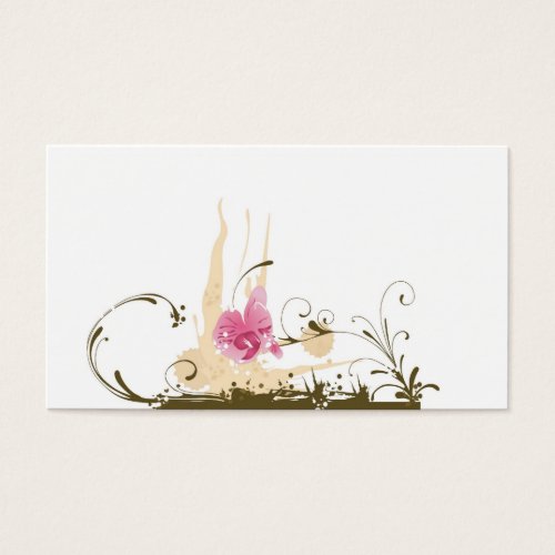 Orchids Profile Card Business Card