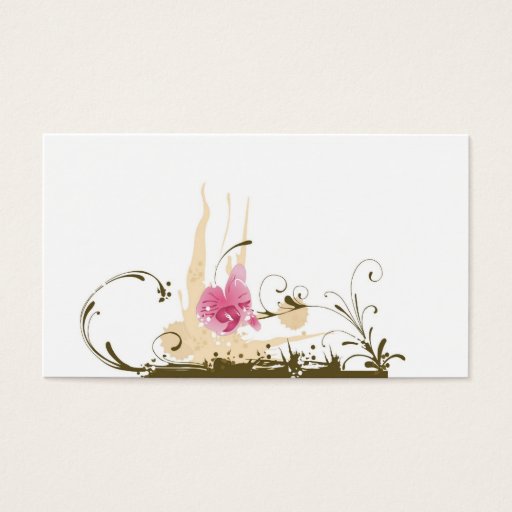 Customizable Orchids Profile Card Business Card