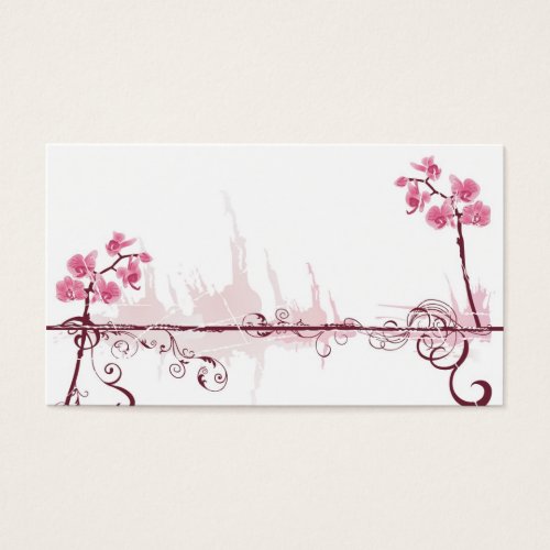 Orchids Profile Card Business Cards