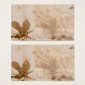 Orchids profile cards (Front & Back)