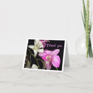 Orchids Thank You Card