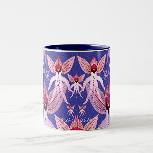 Orchis italica Two-Tone coffee mug (Center)