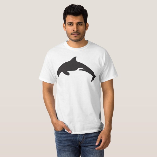 Orcinus orca - Jumping killer whale T-Shirt (Front Full)
