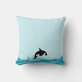 Orcinus Orca Throw Pillow