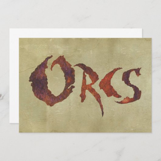 Orcs (Front/Back)