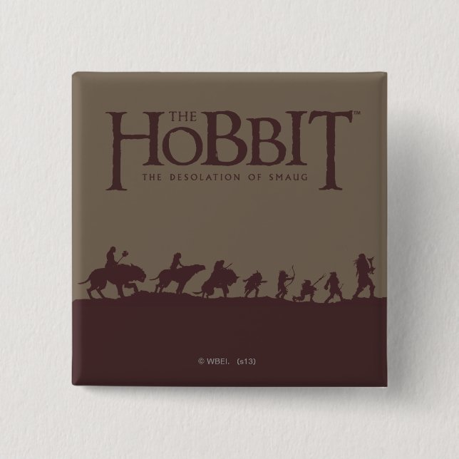 Orcs Graphic Pinback Button (Front)