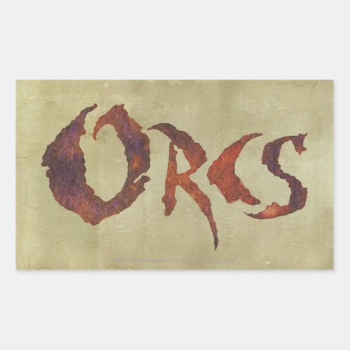 Orcs Rectangular Sticker