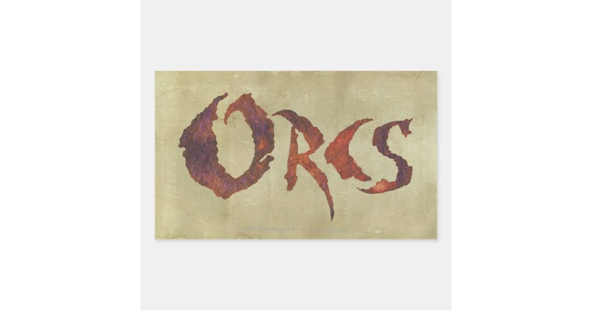 Orcs Rectangular Sticker | Zazzle