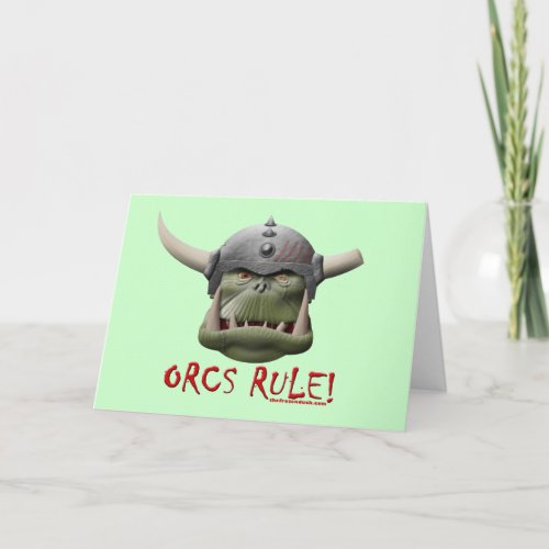Orcs Rule Card