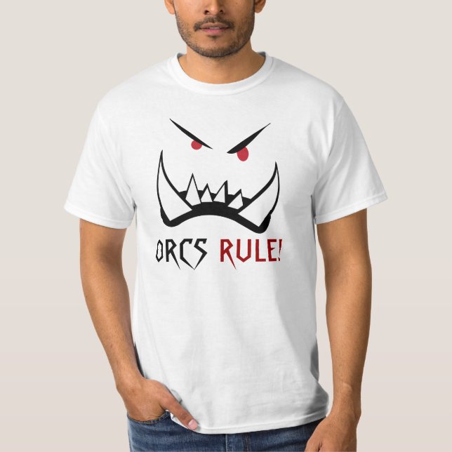 Orcs rule, monster t-shirt (Front)