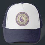 Ordained Dudeist Priest Emblem Trucker Hat<br><div class="desc">A hat that shows the world you're a Dudeist Priest</div>