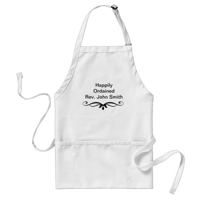 ORDAINED MINISTER GIFTS ADULT APRON (Front)