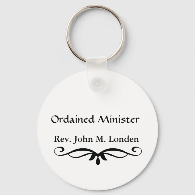 ORDAINED MINISTER GIFTS KEYCHAIN (Front)