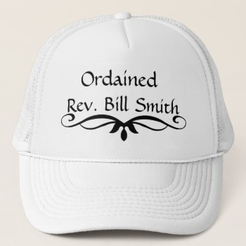 Ordained Minister Hat by PersonalCustom at Zazzle
