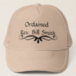 Ordained Minister Hat Gift at Zazzle