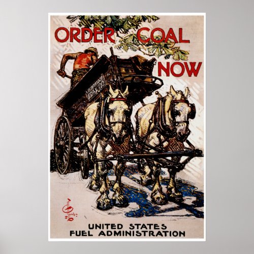 Order Coal Now Poster