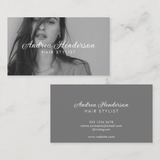 Order Hair Stylist Business Cards, Photo Image Card