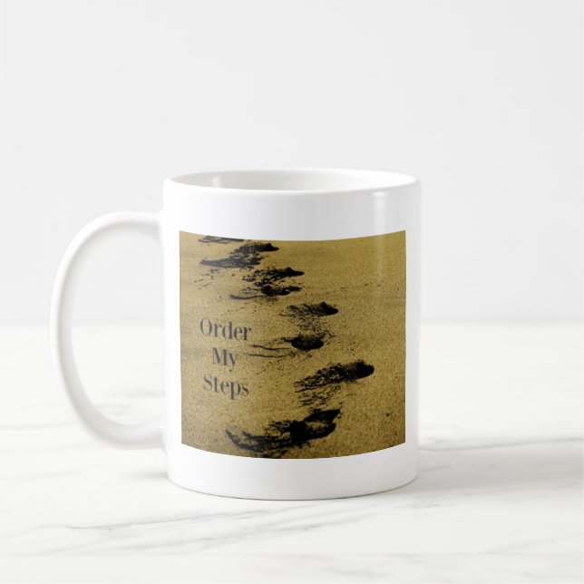 Order My Steps Coffee Mug (Left)
