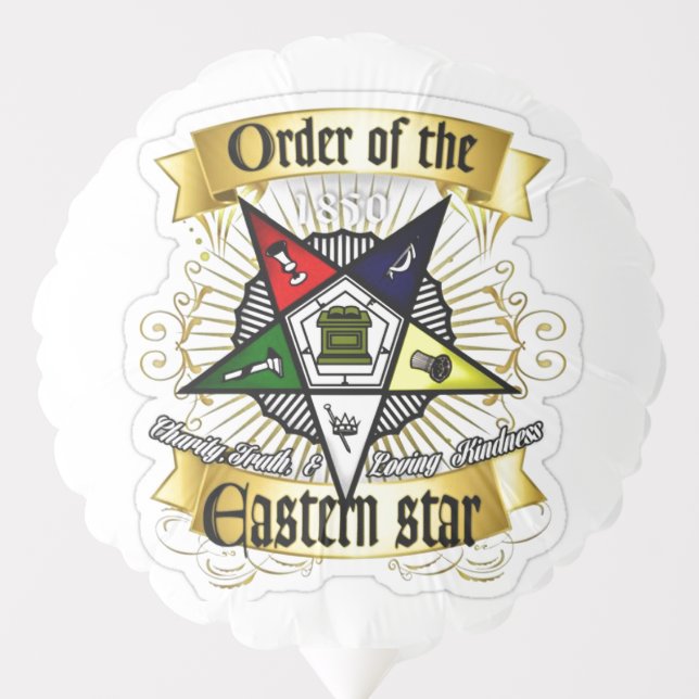 Order of Eastern Star Balloon (Front)