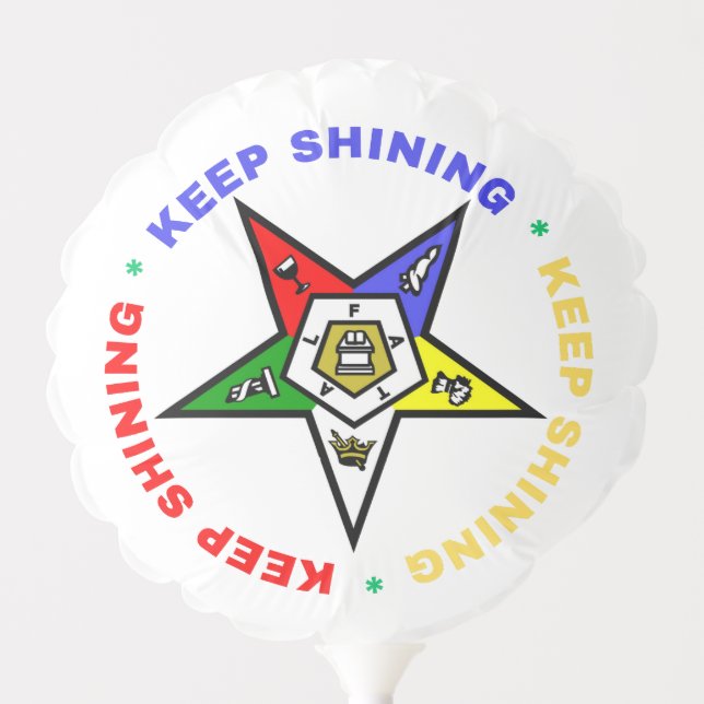 Order of Eastern Star Balloon (OES) (Front)