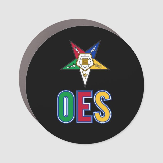 Order of Eastern Star Car Magnet (Front)