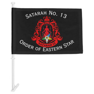 Order of Eastern Star Chapter Customized Car Flag