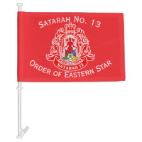 Order of Eastern Star Chapter Customized Car Flag 