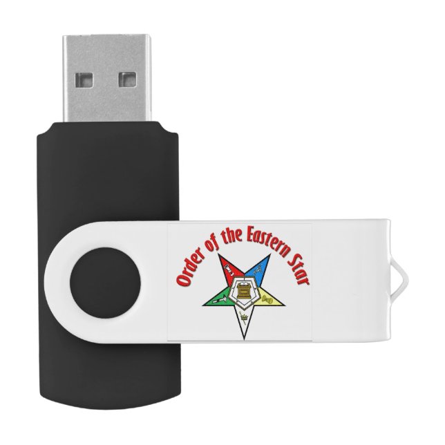 Order of eastern star flash drive (Opened)
