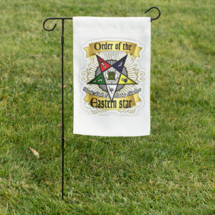 Order Of Eastern Star Garden Flag