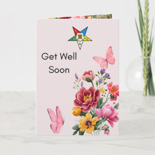 Order of Eastern Star Get Well Card for OES