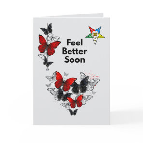 Order of Eastern Star Get Well Card for OES