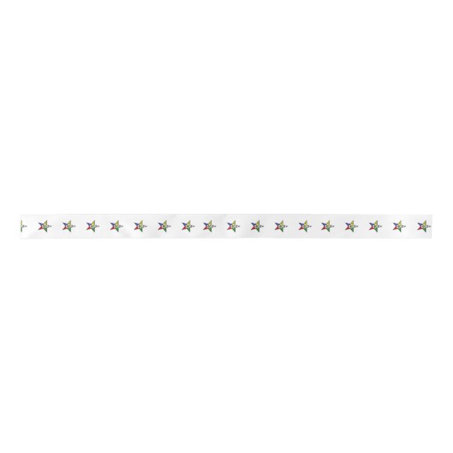 Order of Eastern Star Ribbon for OES  (Front)