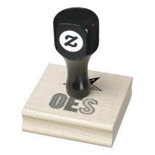 Order Of Eastern Star Rubber Stamp