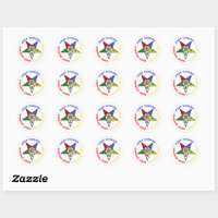Order of Eastern Star Stickers for Gift Package