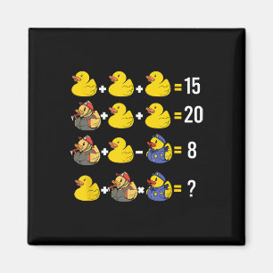 Order Of Operations Duckie Quiz Rubber Duck Math T Magnet