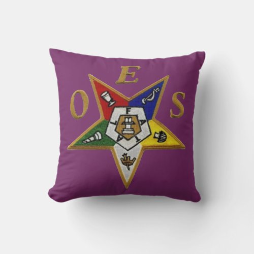 ORDER of the EASTERN STAR 16x16 PILLOW