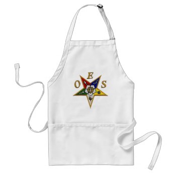 Order Of The Eastern Star Adult Apron by ALMOUNT at Zazzle