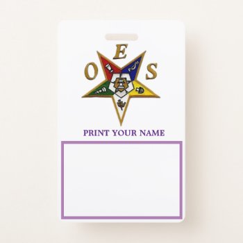 Order Of The Eastern Star Badge by ALMOUNT at Zazzle