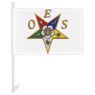 ORDER of the EASTERN STAR CAR FLAG